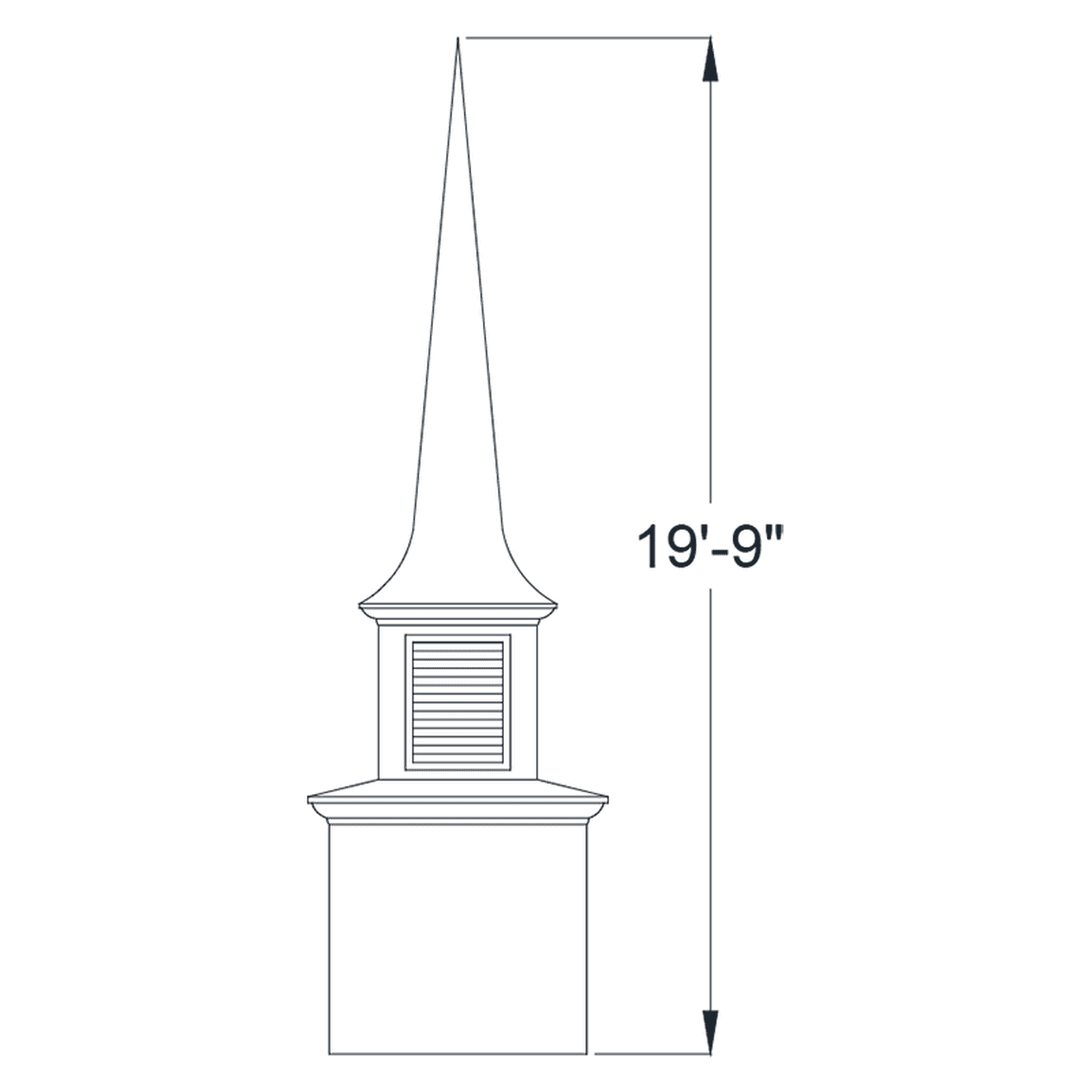 Simple Steeple CHURCH STEEPLE | FIBERGLASS STEEPLE | STEEPLE|