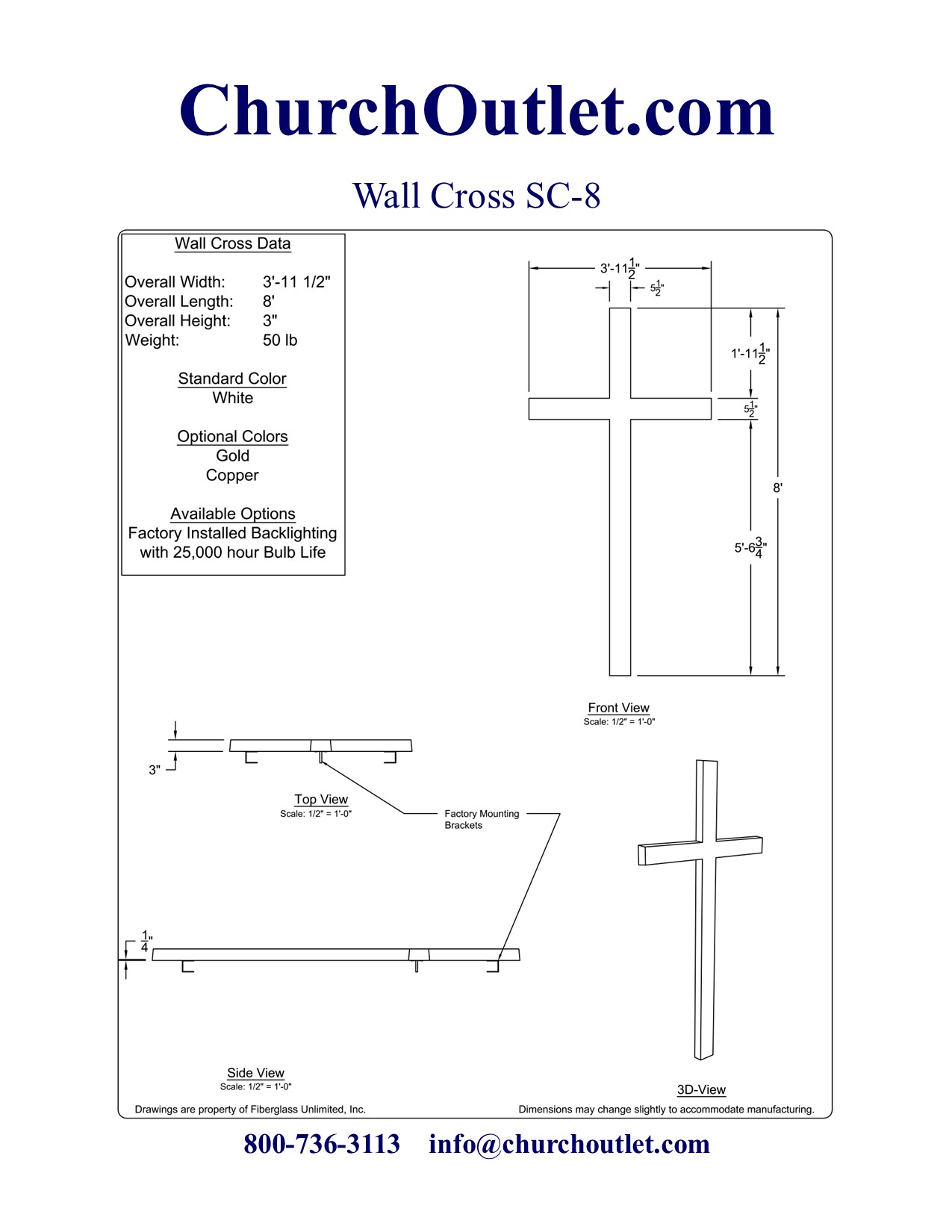 Wall Cross TC-12