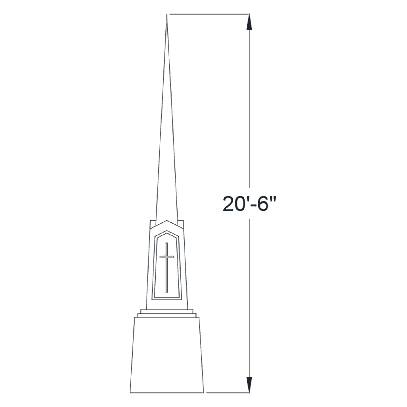 Stepmple CHURCH STEEPLE | FIBERGLASS STEEPLE | STEEPLE|