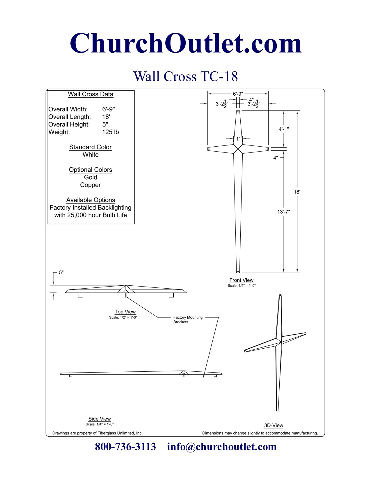 Wall Cross TC-18