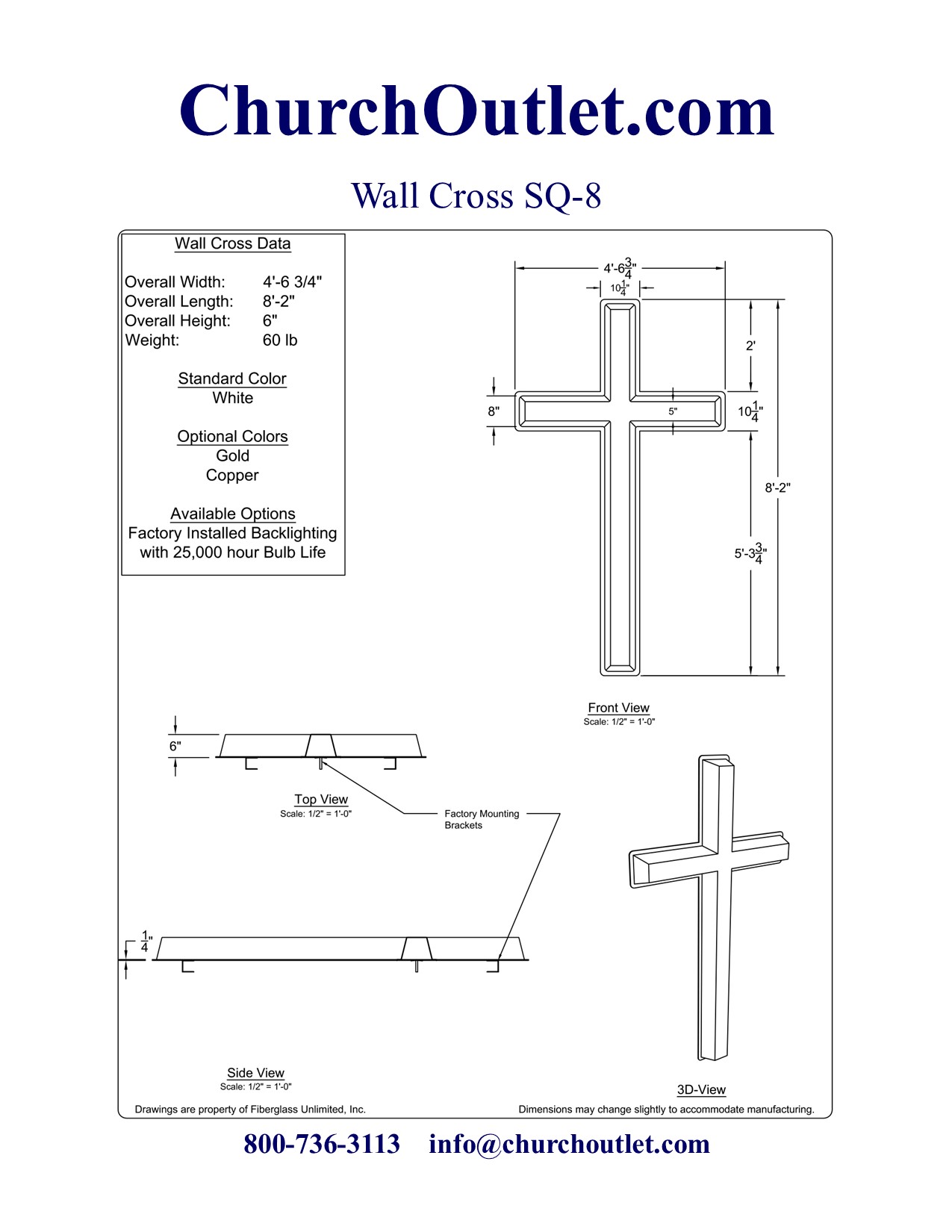Wall Cross SQ-8