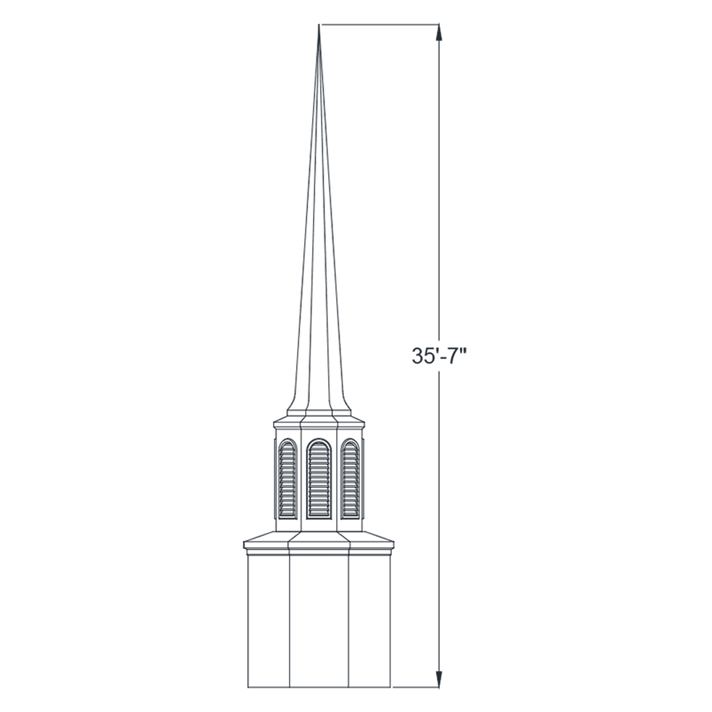 Simple Steeple CHURCH STEEPLE | FIBERGLASS STEEPLE | STEEPLE|