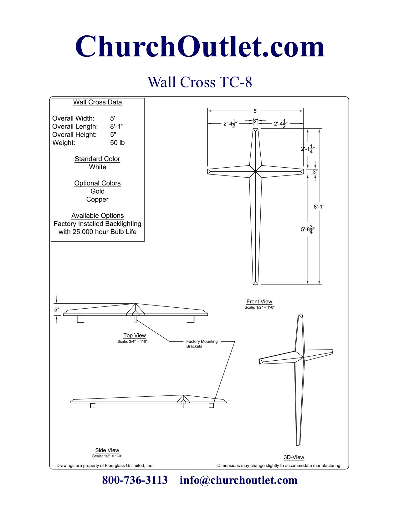 Wall Cross TC-8