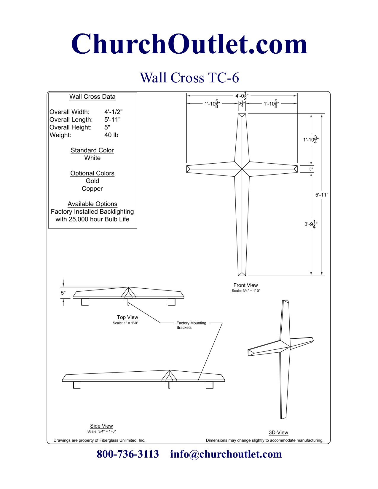 Wall Cross TC-6