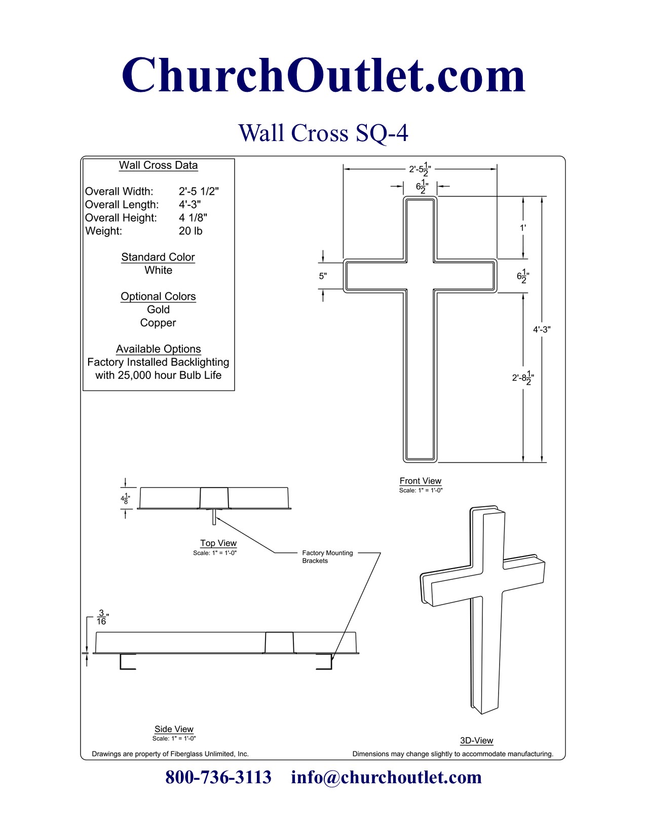 Wall Cross SQ-4