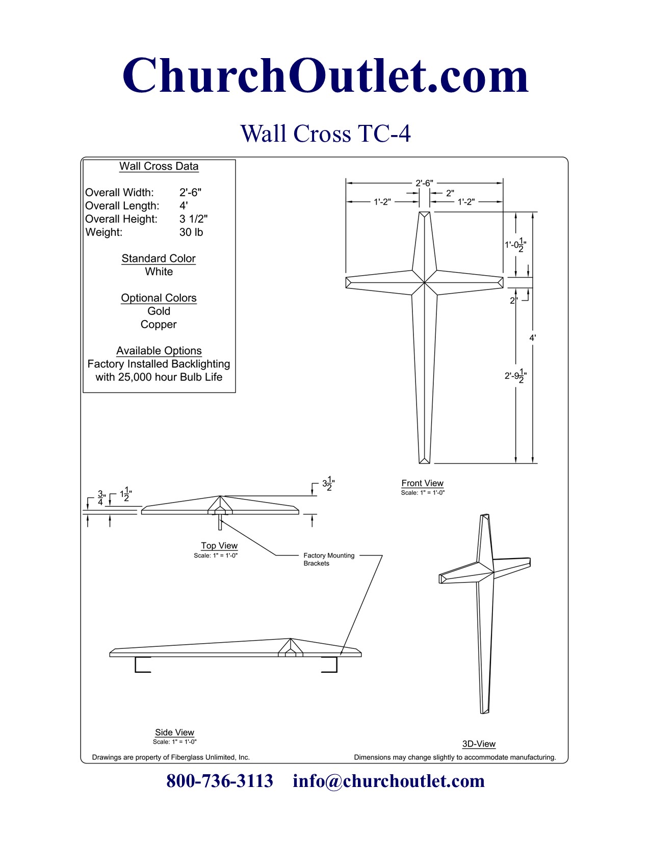 Wall Cross TC-4