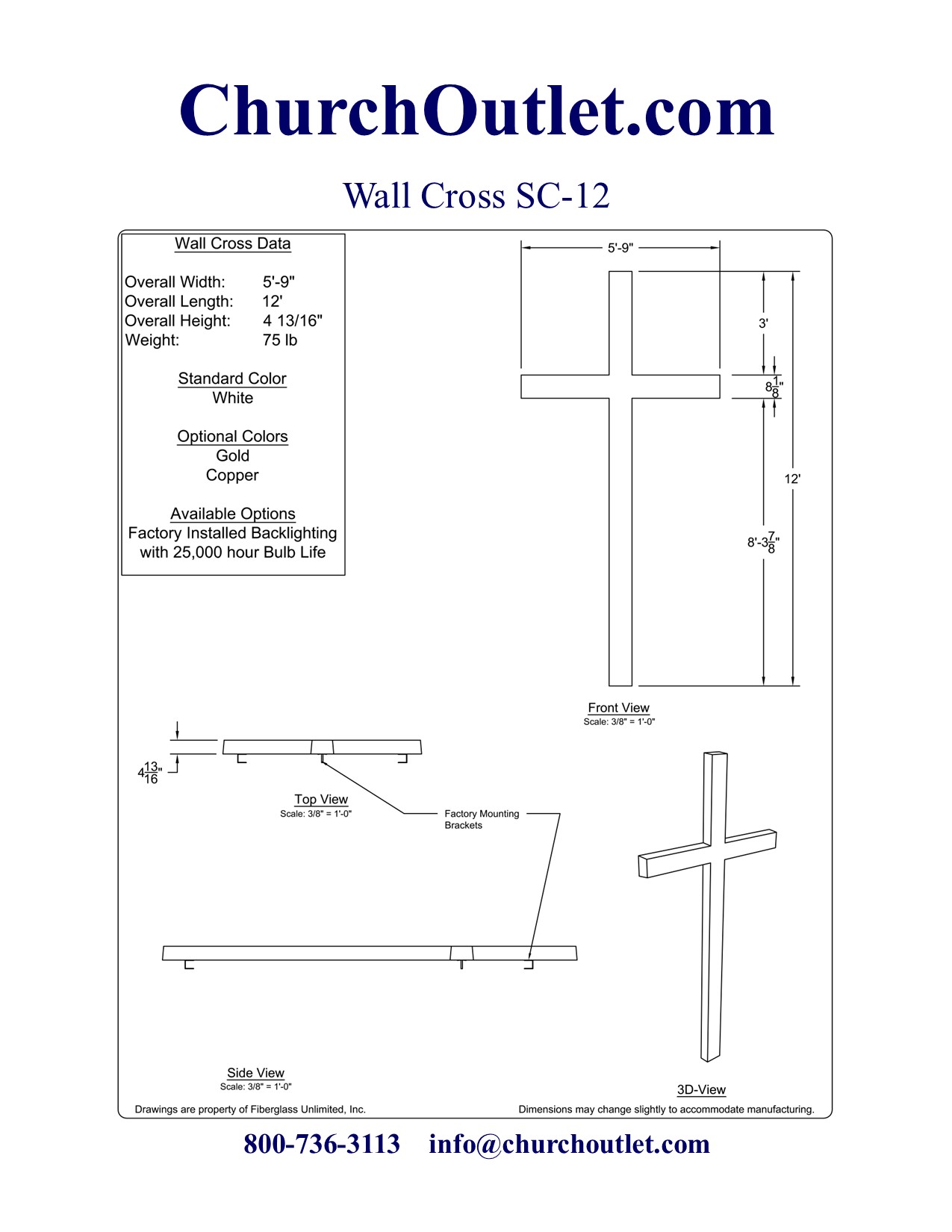 Wall Cross SC-12