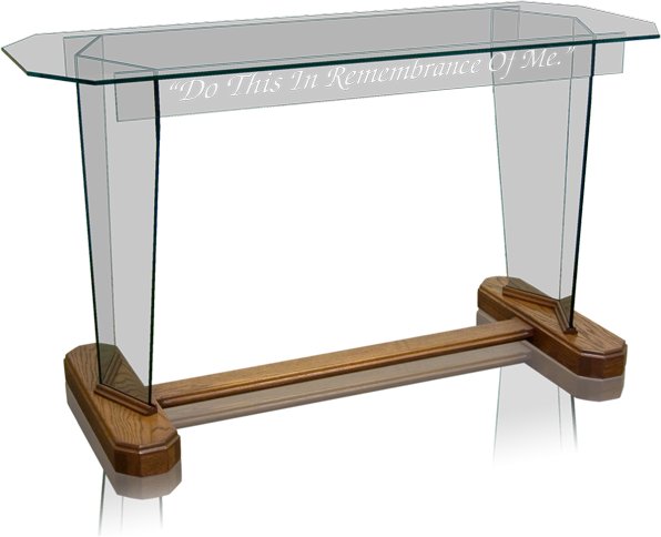 Glass Communion Table